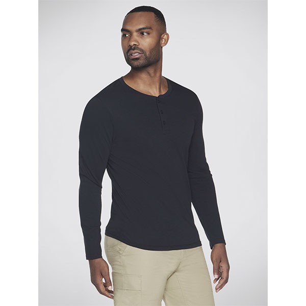 SKECH-BREEZE SLUB LONG SLEEVE HENLEY