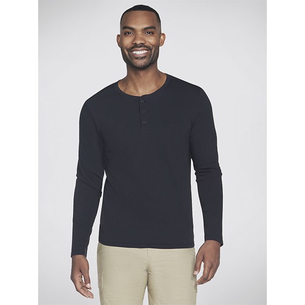 SKECH-BREEZE SLUB LONG SLEEVE HENLEY